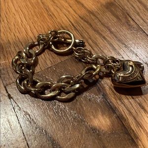 Juicy couture gold bracelet